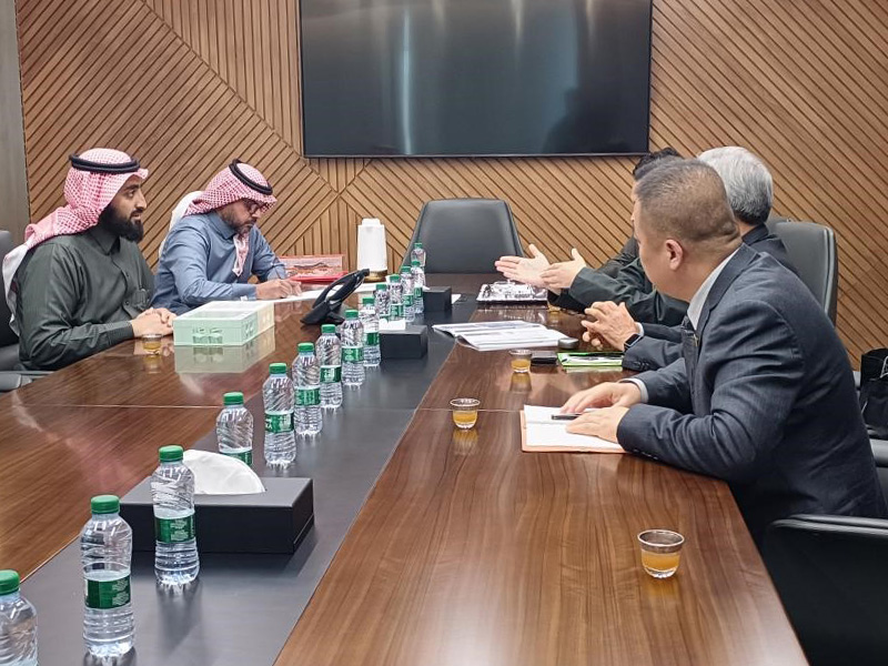 我司董事长刘小武先生受邀访问沙特阿拉伯XX集团